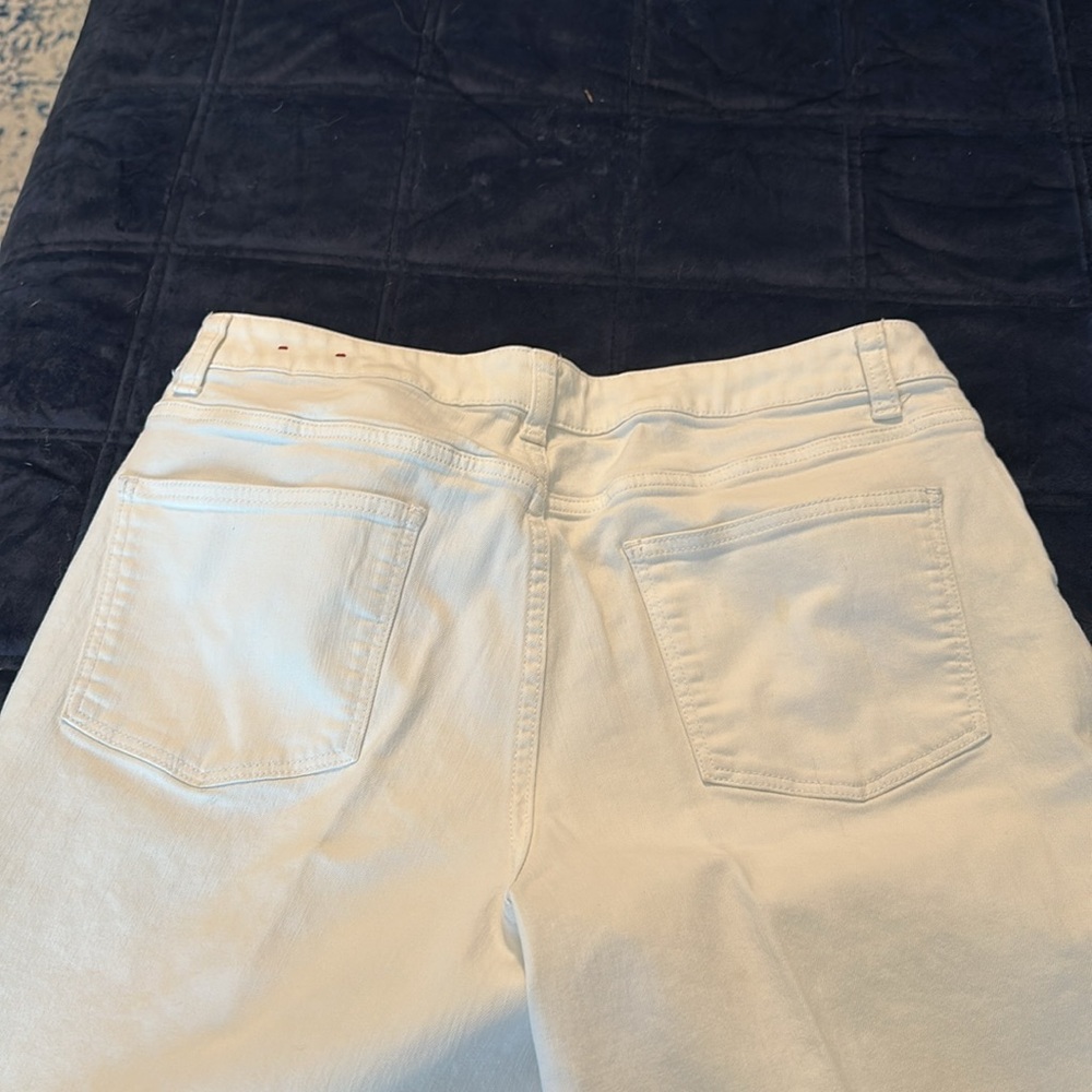 Talbots Classic White Women's Cropped Jeans - Picture 7 of 7
